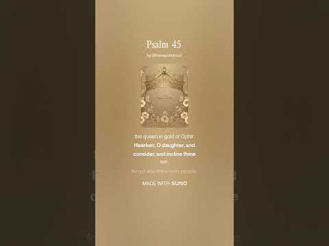 Psalm 45 (Single) [Rock Music]