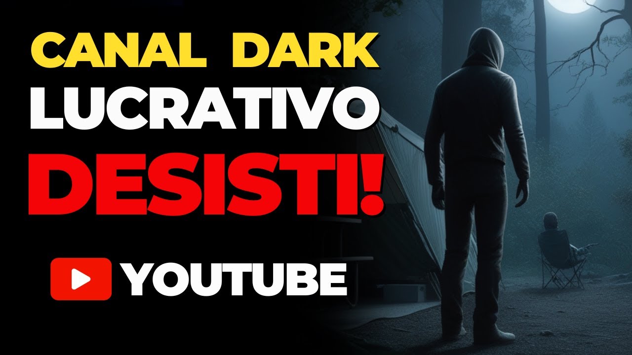 ABANDONEI UM CANAL DARK QUE IRIA MONETIZAR RÁPIDO, VOCÊ PODE COMEÇAR HOJE!