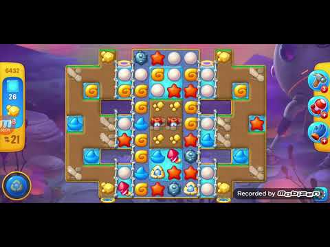 fishdom gameplay / level 6432 / It is like the ads? / thank you 피쉬돔 / 모바일 게임 / 중독성 있는 게임