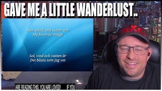 Ted Gärdestad - Sun, wind and water (lyrics) REACTION!