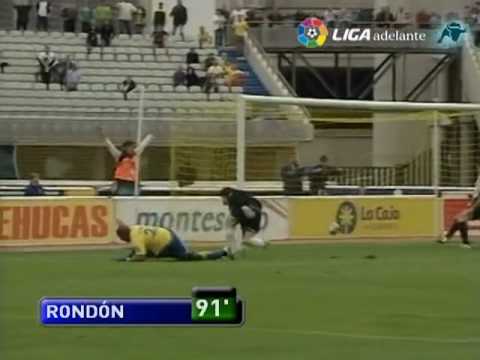 2ª División 09/10 - 33ª Jornada - UD Las Palmas vs Real Unión (2-1) ÁLVARO CEJUDO y RONDÓN