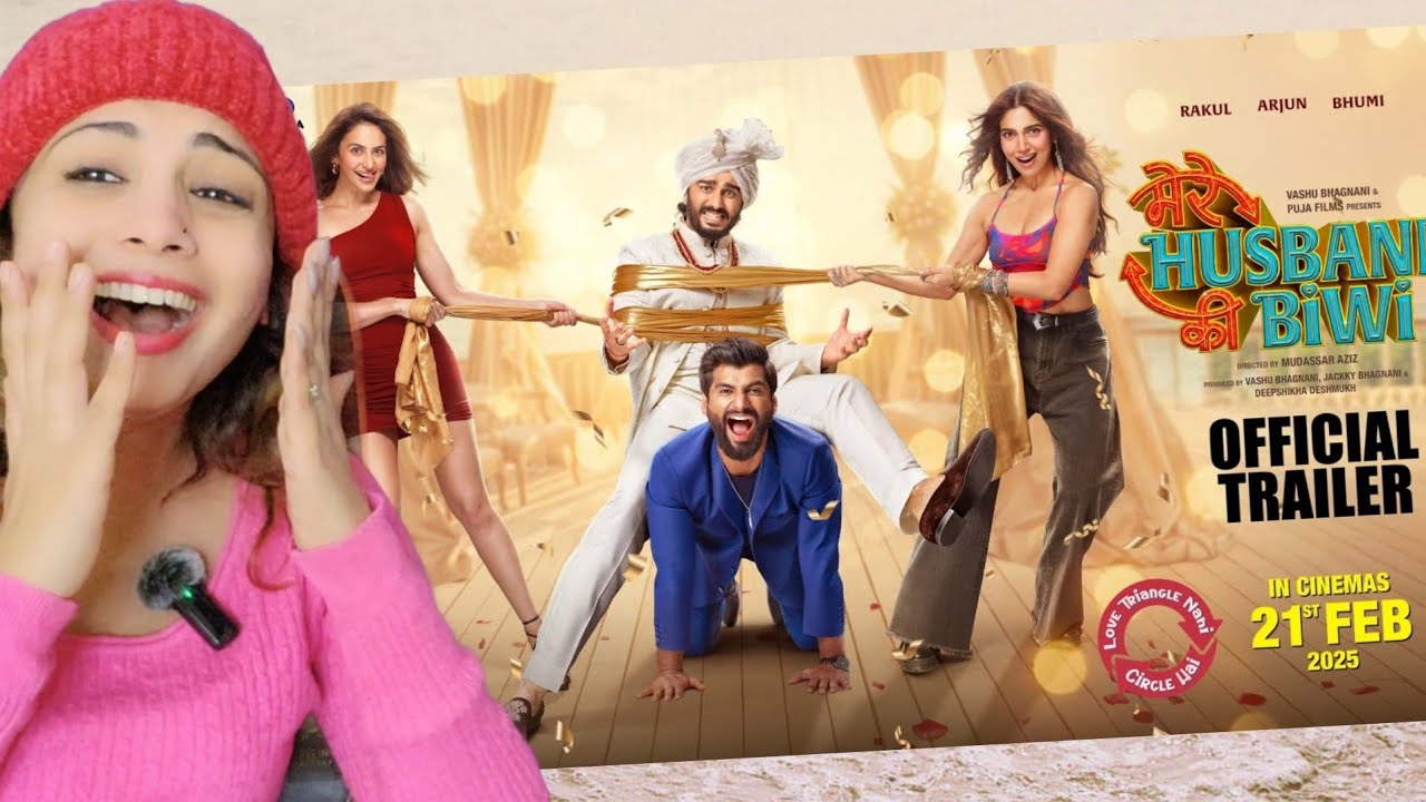 MERE HUSBAND KI BIWI | OFFICIAL TRAILER | REACTION | ARJUN , RAKUL , BHUMI