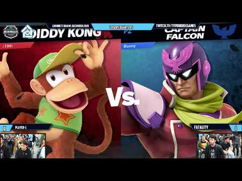Gwinnett Brawl For the Crown 2019 - Player-1(DIddy) VS Fatality(Falcon)- Losers Quarters