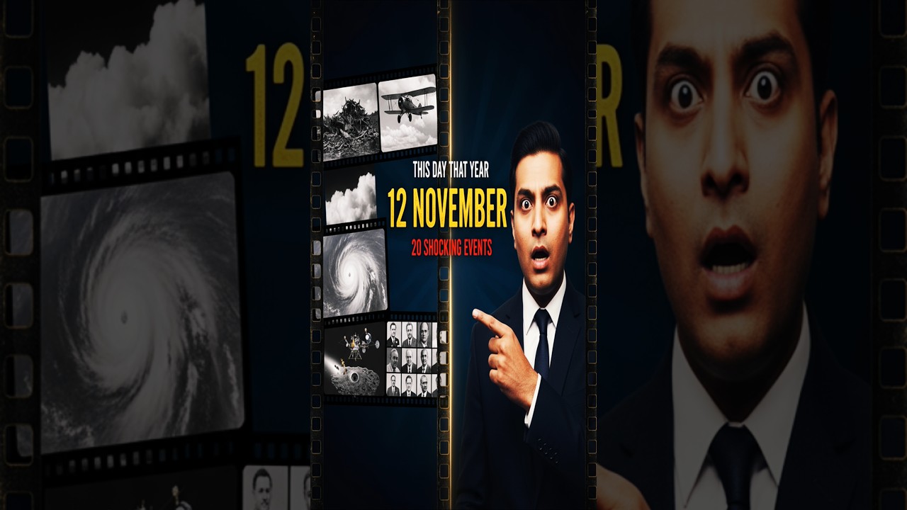 November 12 History: Worst Air Disaster + Deadliest Cyclone | This Day That Year #shorts #viral