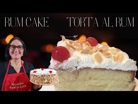Rum Cake - Torta al Rum - Rum Cake recipe from scratch | Video Rum Cake Recipe.