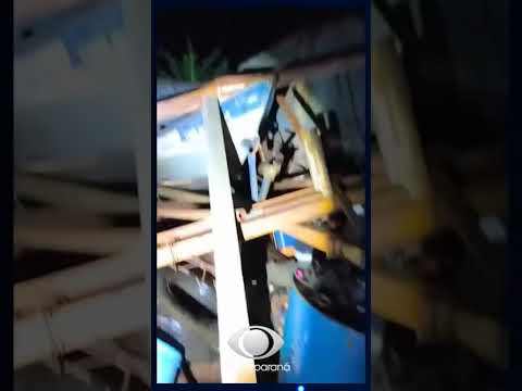 Supostos danos do Tornado de Mercedes PR.