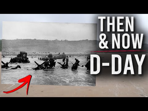 Normandy D-Day: Then & Now – Stunning WW2 Photo Comparisons