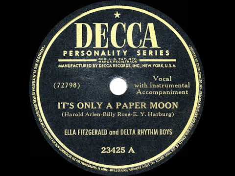 1945 HITS ARCHIVE:  It’s Only A Paper Moon - Ella Fitzgerald & Delta Rhythm Boys