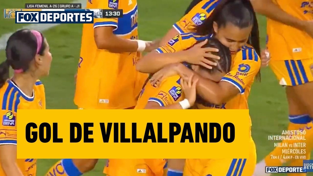 🥳 GOL DE VILLALPANDO | Tigres 2-0 Puebla | Jornada 1 | Liga MX Femenil 2026