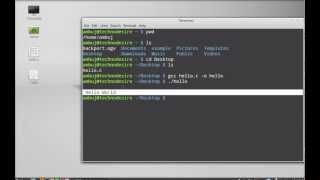 How to Compile and Run a C program on Linux Mint ( Ubuntu)