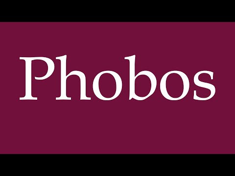 How to Pronounce ''Phobos'' Correctly in German