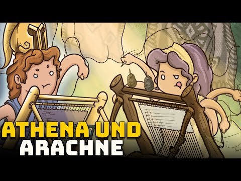 Athena and Arachne: The Girl Who Challenged the Goddess - Greek Mythology