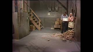 Classic Sesame Street - Biff And Sully Digs Subway In Hooper's Store's Basement 1978