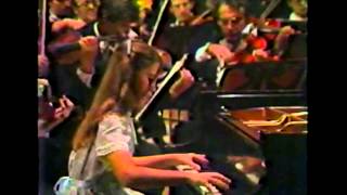 Part 2: The 11 year-old Gabriela Montero plays the Grieg Piano Concerto, 2nd movement.