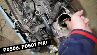 FIX Code P0506, P0507 Engine Light On Ram Promaster City, Fiat 500X, Fiat Toro