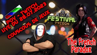 VOD (28.07.23) - WWE2K23, LE JEU DES JEUX DE PUB, Festival Tycoon, DJ Paradox