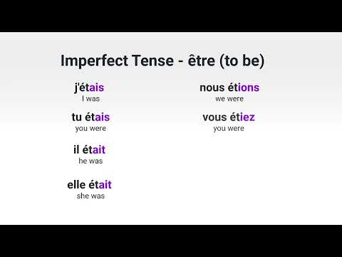 How Is the Imperfect Tense Formed for Regular re Verbs in French Such As vendre to sell