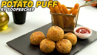 Potato Puffs Recipe | Aloo Puff | SooperChef | Iftar Recipes