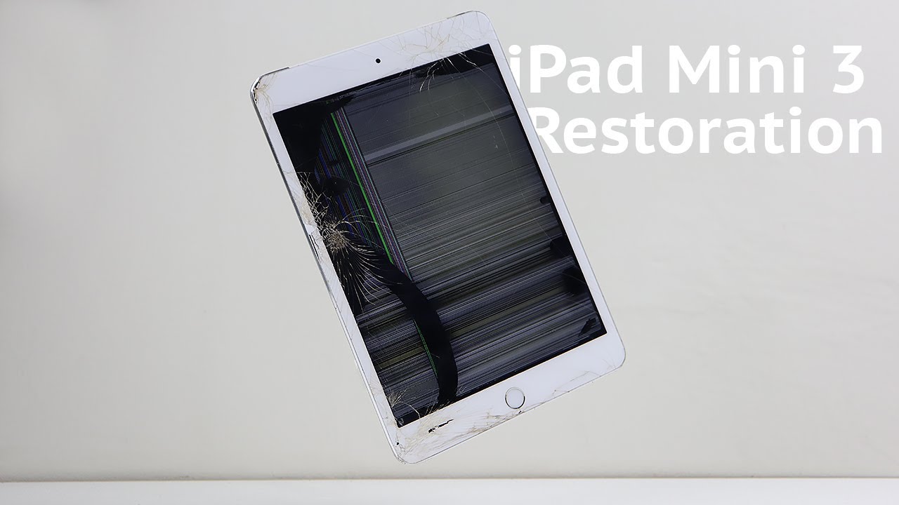 Destroyed iPad Mini 3 Gets Restored To Former Glory