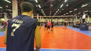Match 3: Storm vs. AZ Fear 18 - SCVA 2017 Boys Junior Invitational, January 29, 2017