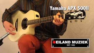 Video thumbnail for Yamaha apx 500II by Eiland Muziek