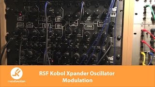 Video thumbnail for RSF Kobol Xpander Oscillator Modulation by Meta Function
