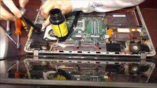 Laptop Power Jack Repair replacement on Toshiba P875-s7200 socket input port connector prong repair