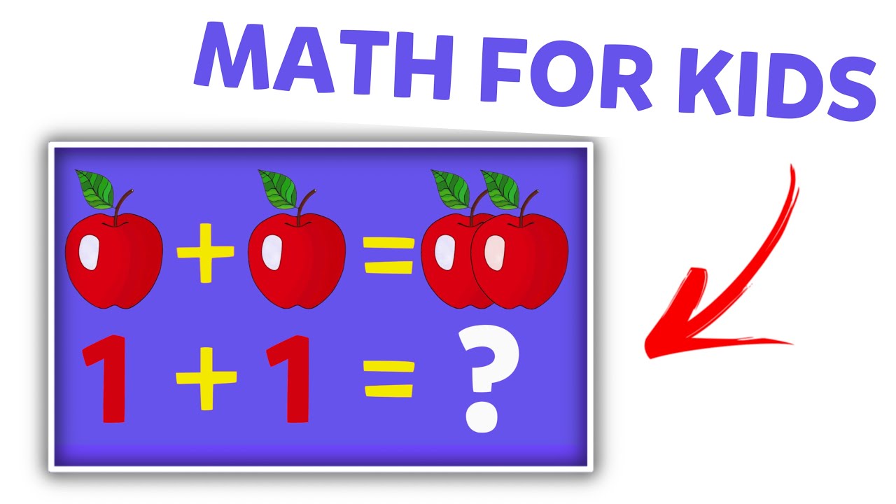 Math for kids: addition, subtraction, multiplication, division | English for beginners