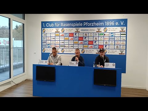 1.CfR Pforzheim - VfR Aalen: LIVESTREAM der PK danach | 01.11.2025