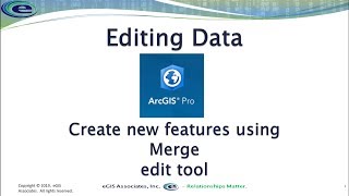 Download the video "ArcGIS Pro: Using the Merge Edit tool to create new features"