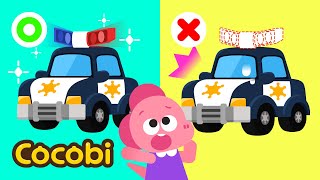 Where is My Police Car Siren?😮🚨 + and More Songs for Kids | Cocobi