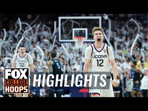 No. 1 UConn Huskies vs. Villanova Wildcats highlights | CBB on FOX