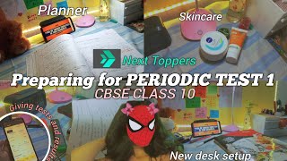 PREPARE WITH ME FOR MY FIRST PERIODIC TEST ✨As an Arambhian 🔥 |Cbse Class 10 Study Vlog