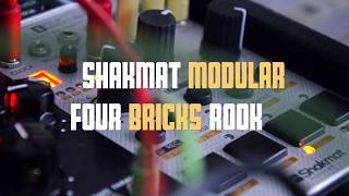 Video thumbnail for Fast Record trigger drums with Four Bricks Rook module from Shakmat Modular by Dziam Bass