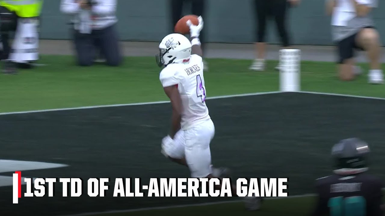 Tyren Hornes scores the first TD of the Under Armour Next All-America Game | SC Next