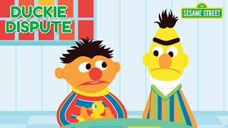 ✨ Sesame Street: Bert And Ernie Both Want To Play With Rubber Duckie! #sesamestreet