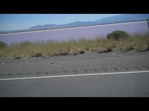 The Great Salt lake Utah  turns Red this video SHOOT IN 2010 SHOW GREAT SATL LAKE LEVEL HIGH Video