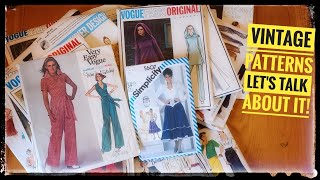 Vintage Sewing Patterns Do They Sell on Ebay, Etsy, Whatnot? LETS TALK ABOUT IT!