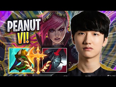 PEANUT IS SO CRAZY WITH VI! - GEN Peanut Plays Vi JUNGLE vs Gragas! | Season 2023