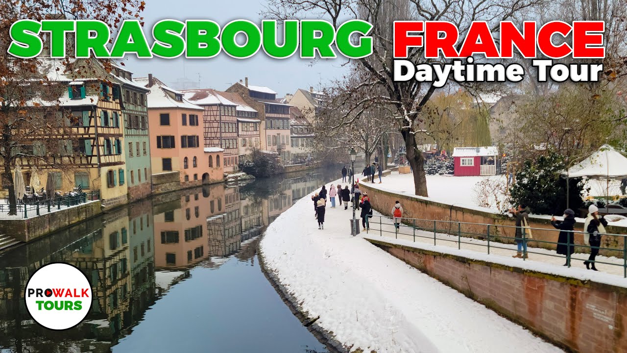 Watch video Strasbourg, France Day Walking Tour - 4K 60fps - with captions Strasbourg, France Day Walking Tour - 4K 60fps - with captions