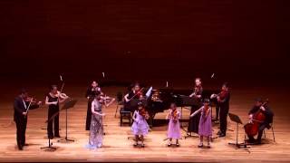 I was able to play with some young violin players in Singapore.  I am the 3rd person in black from the left side.
