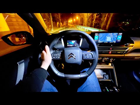 Neuer CITROEN C4 2021 - Nacht-POV-Testfahrt (PURE DRIVING) 130 PS, EAT8