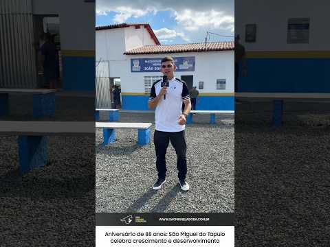 Inauguração do novo Matadouro Público de São Miguel do Tapuio