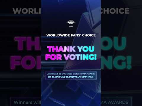 [#2022MAMA] THANK YOU FOR VOTING❤ See you soon at 2022 MAMA AWARDS👋