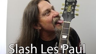Video thumbnail for Quick Review - Epiphone Slash Rosso Corsa Les Paul by Wombat Page