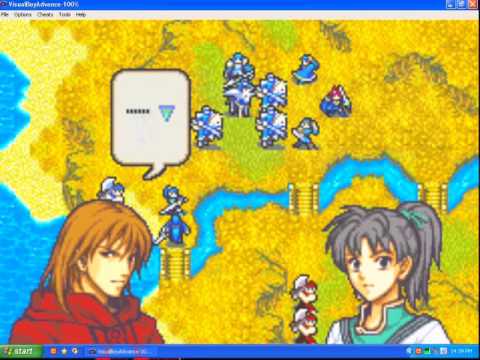 Rutger talk Fir support A Fire Emblem 6 The Sword of Seals VBA