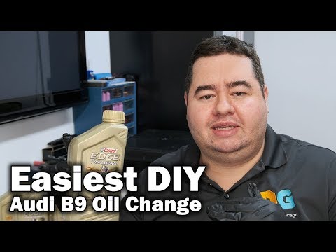 Easy Oil Change: Audi A4 2017-2019 (B9 Chassis)