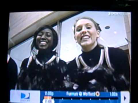 Wofford Cheerleaders on SportSouth's SoCon Saturday
