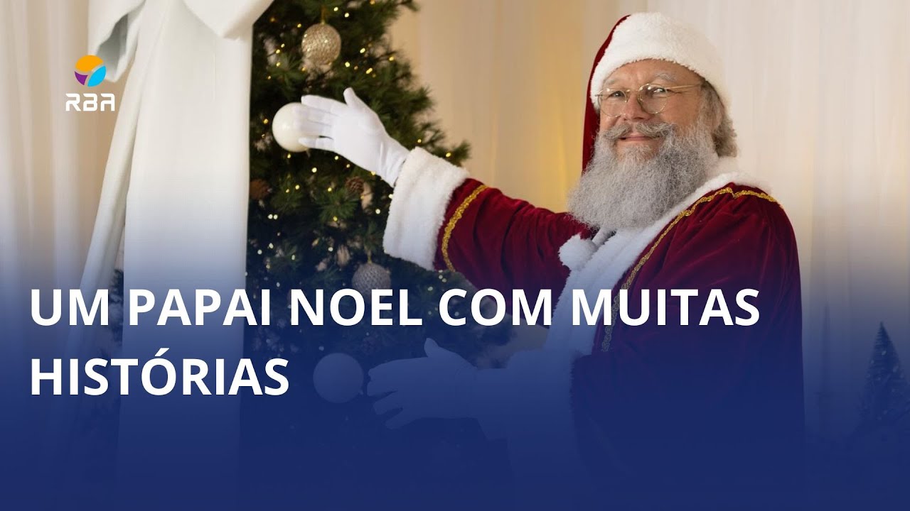 Um Papai Noel cheio de histórias