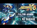 MegaMan X5 Falcon Armor No Damage Completion Run Full Walkthrough Extreme Mode